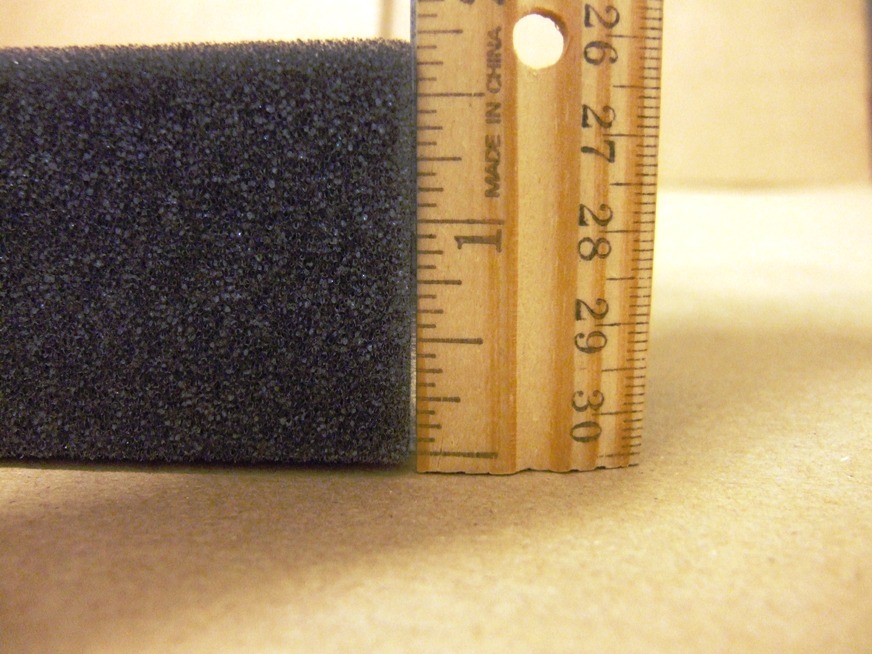 Lot 3 - Recycled Foam Gray Packing shipping Protection Medium Density Block 3x