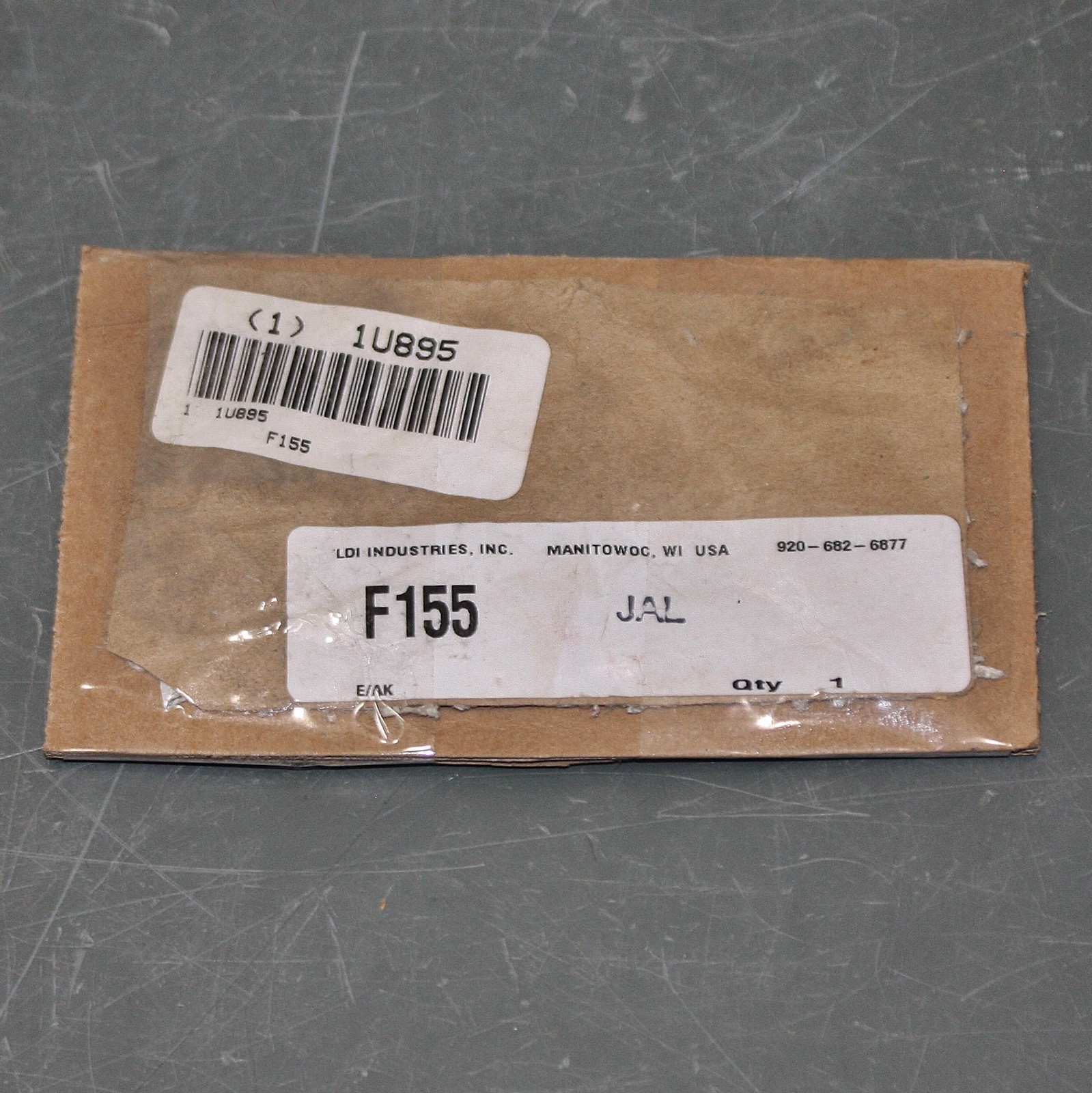 LDI Industries Inline Flow Sight F155, 3/4" PTF, Borosilicate Sight, Brass