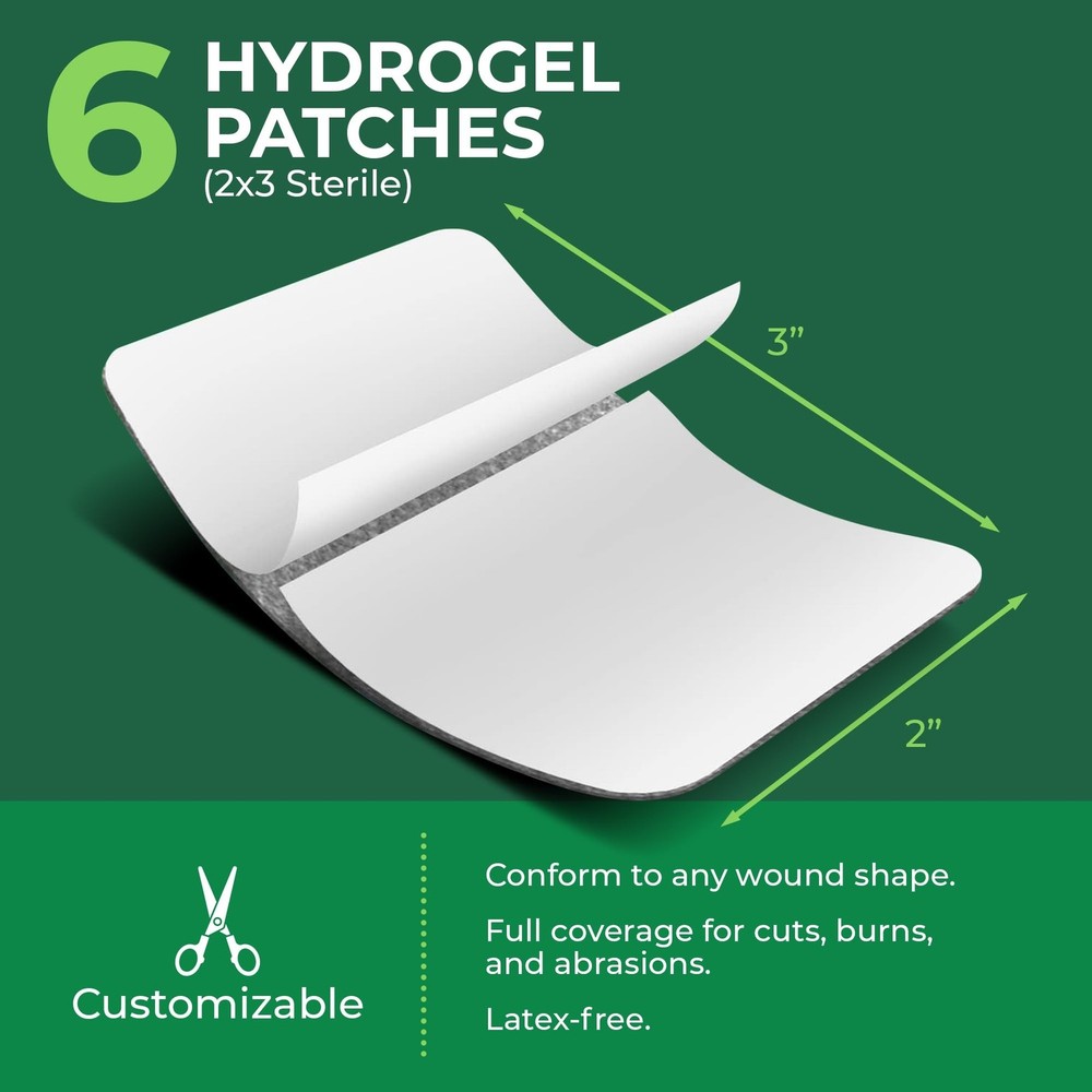 TURFGUARD Hydrogel Turf Burn Dressing with X-Static Silver – Cooling Relie