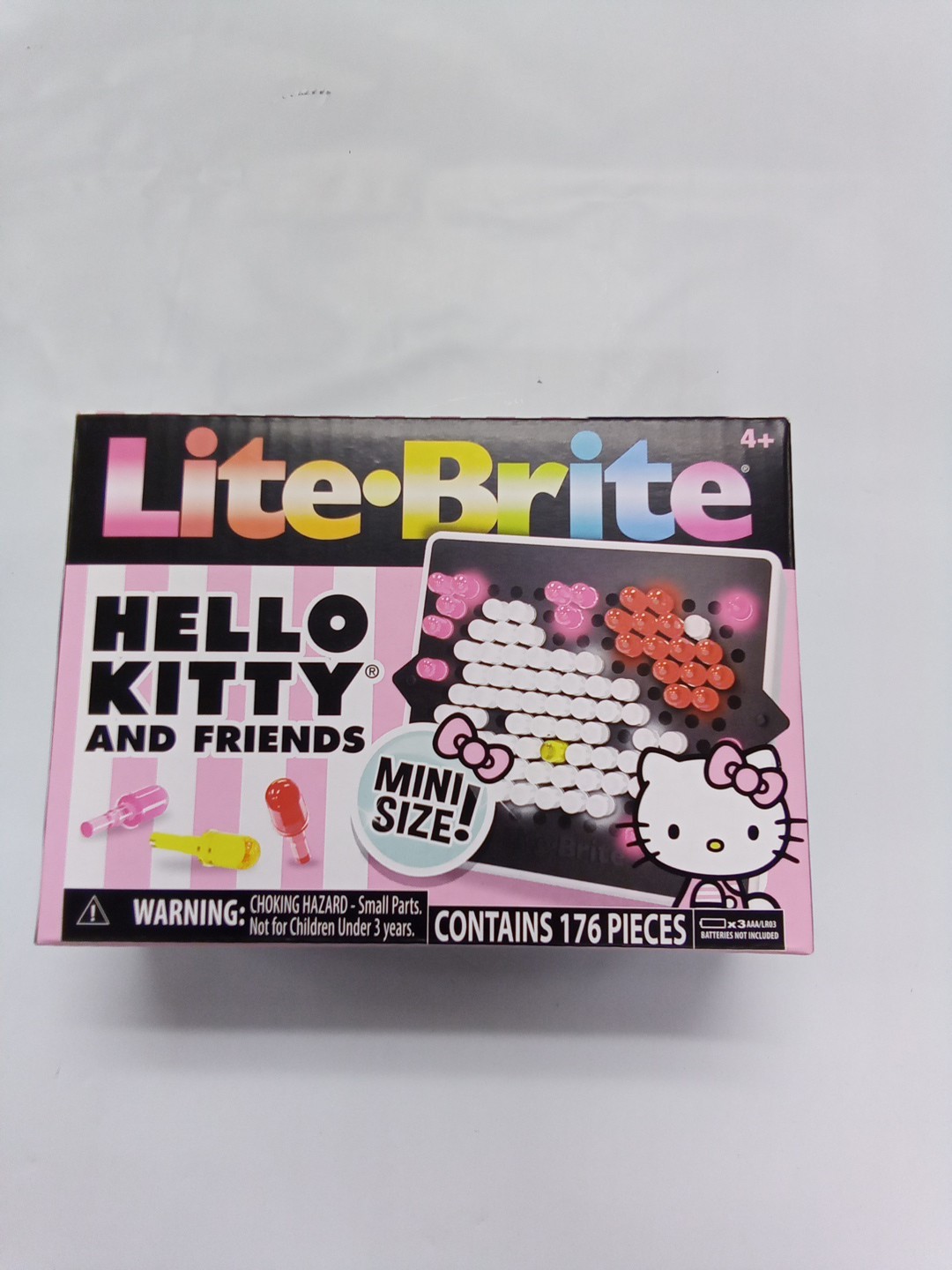 Lite Brite Mini Sanrio Hello Kitty & Friends Super Bright HD 176 Pieces