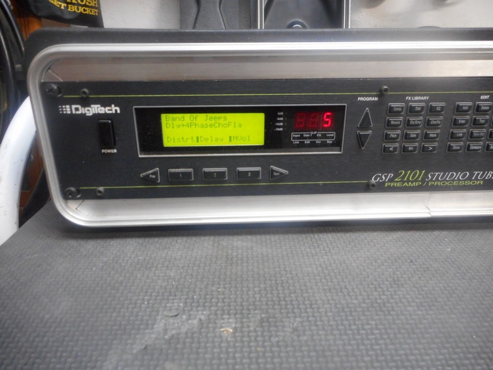 Digitech GSP2101 Guitar Studio Tube Preamp Processor Artist Version 3.0 2101FC