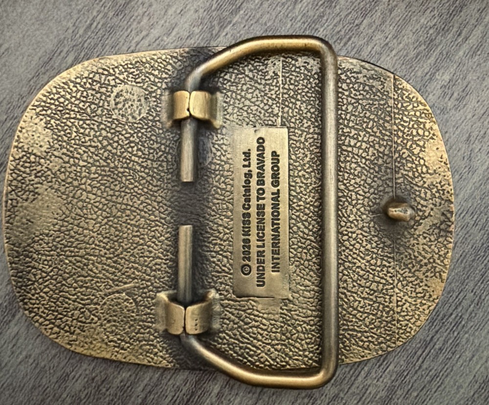 KISS Destroyer 50th Anniversary Official Replica Belt Buckle Sold Out IN HAND!!