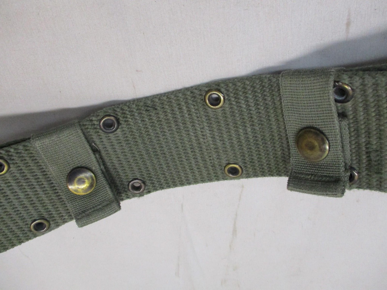USGI WEB PISTOL BELT MEDIUM LBE LCE ALICE OD GREEN LC-2 NYLON 8465-01-322-1965