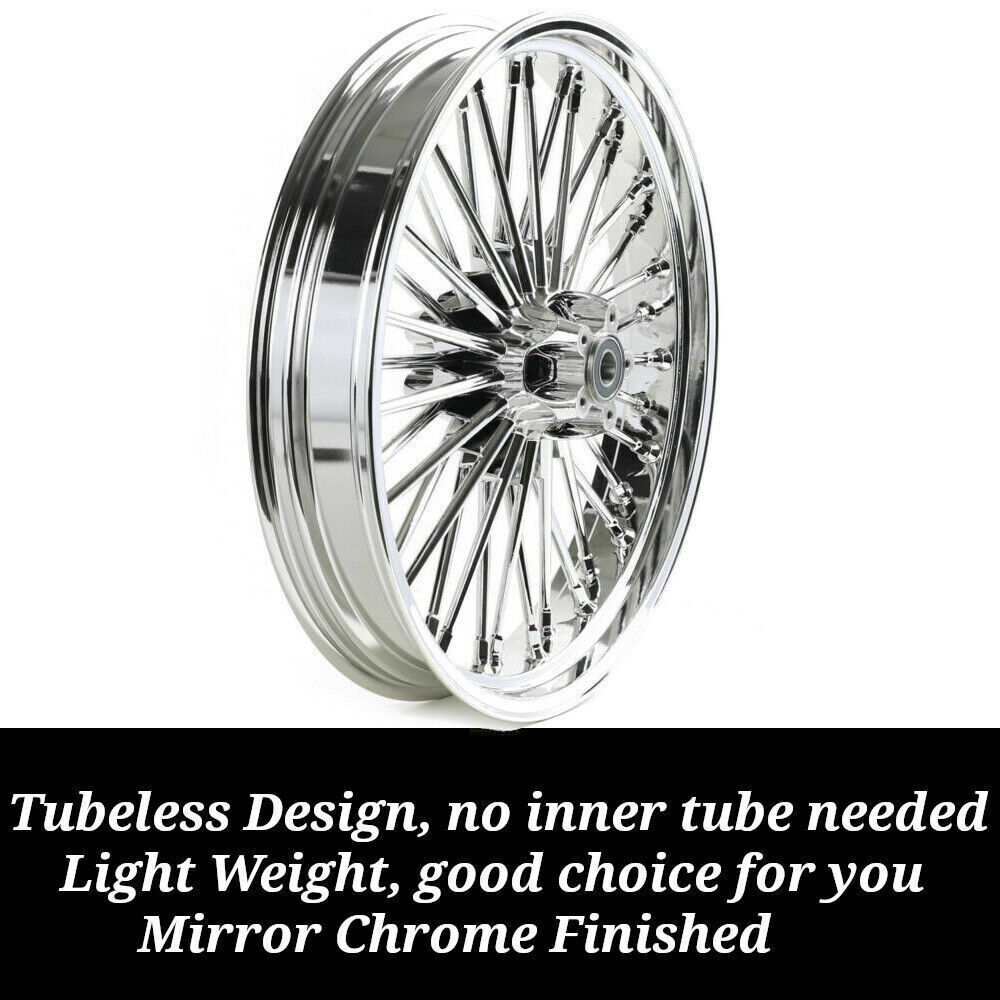 21x3.5 Fat Spoke Front Wheel for Harley Touring Electra Road Glide FLT FLH 00-07