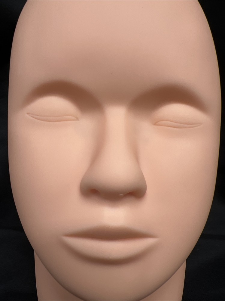 Lash Mannequin Head, Practice Training Head,for Make Up and Lash Ext...