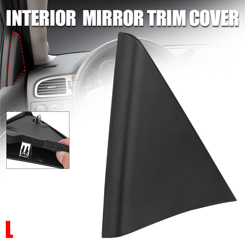 Driver Side Interior Mirror Trim Triangle Cover For Chevy Silverado GMC 2007-14