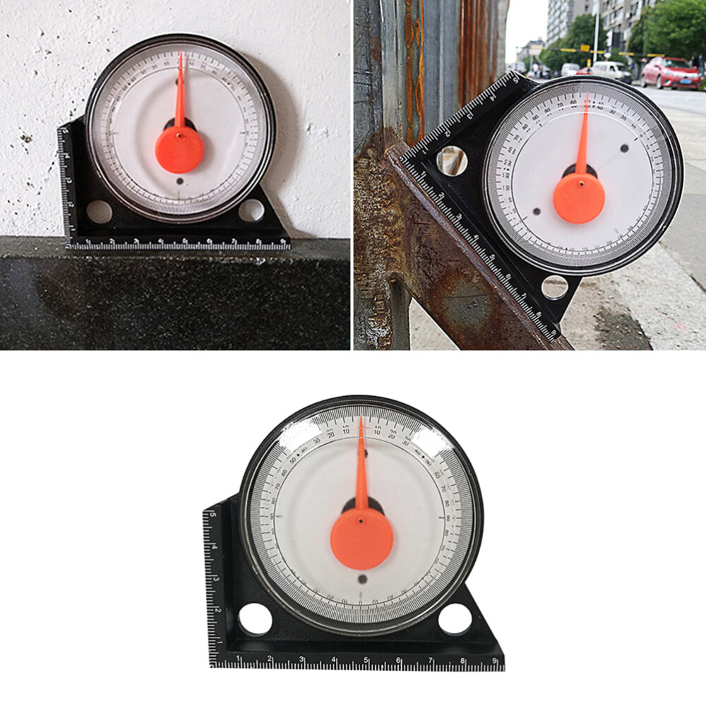 High Precision Pointer Type Inclinometer Inclination Box Goniometer Angle Meter
