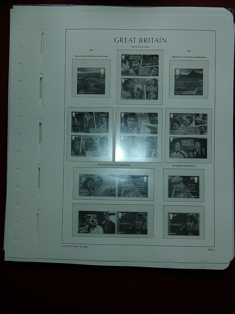 LIGHTHOUSE Commemorative Hingeless album pages Great Britain 2021 Used R2021
