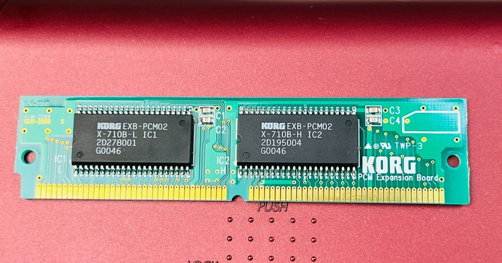 KORG EXB-PCM02 Studio Essentials PCM Expansion Board Working Tested