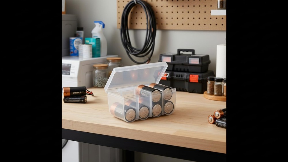 Battery Storage Organizer Case, 8D