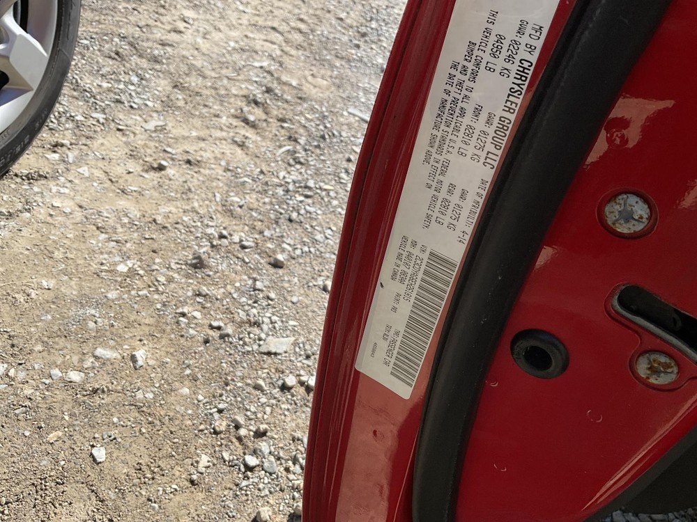 Used Floor Jack fits: 2014 Dodge Challenger Grade A