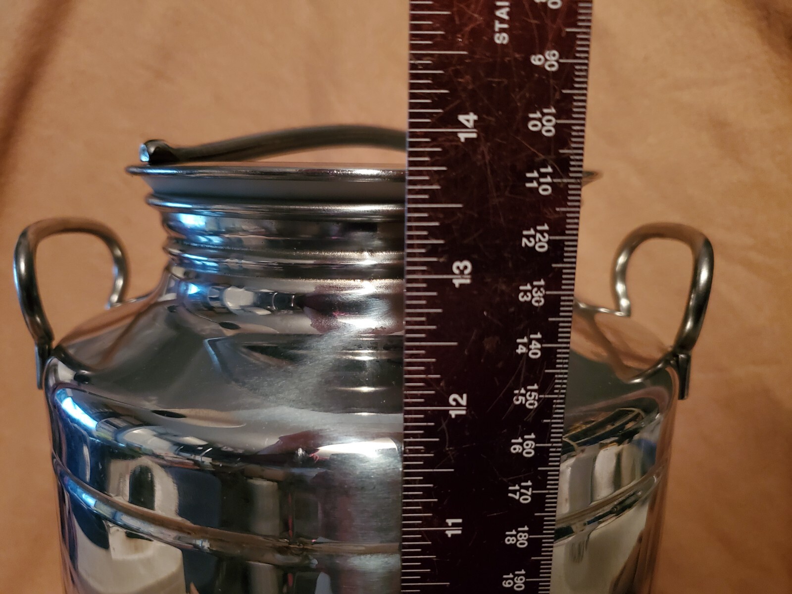 15L Drinks Dispenser - Stainless Steel Liquid Container Storage w/ Spigot /Tap