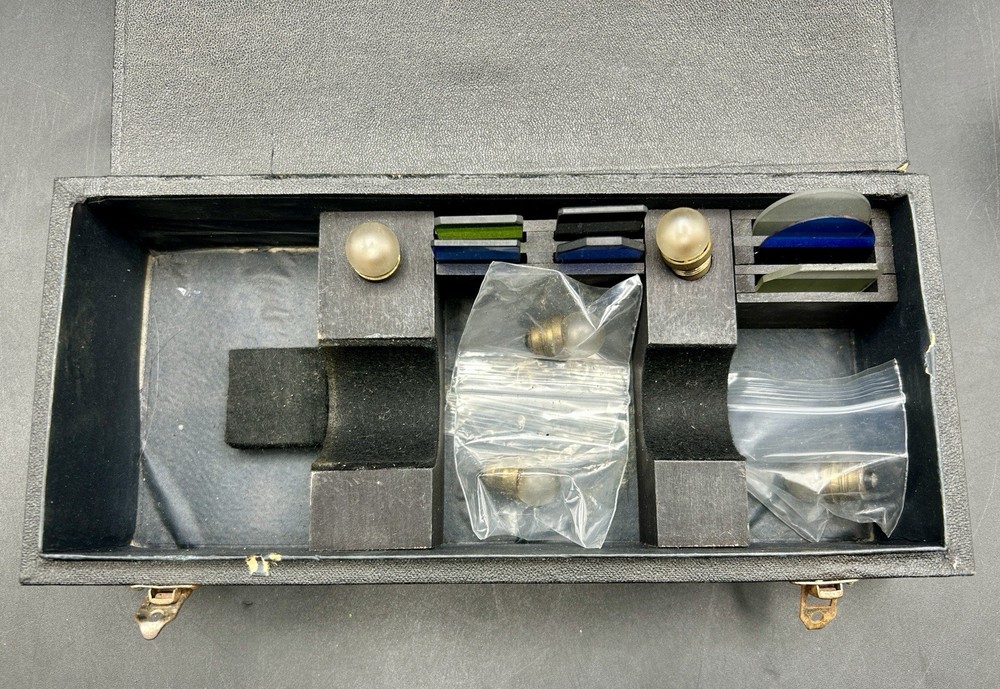 Carl Zeiss Jena Refractometer / Angle Measuring Microscope Attachment – Complete