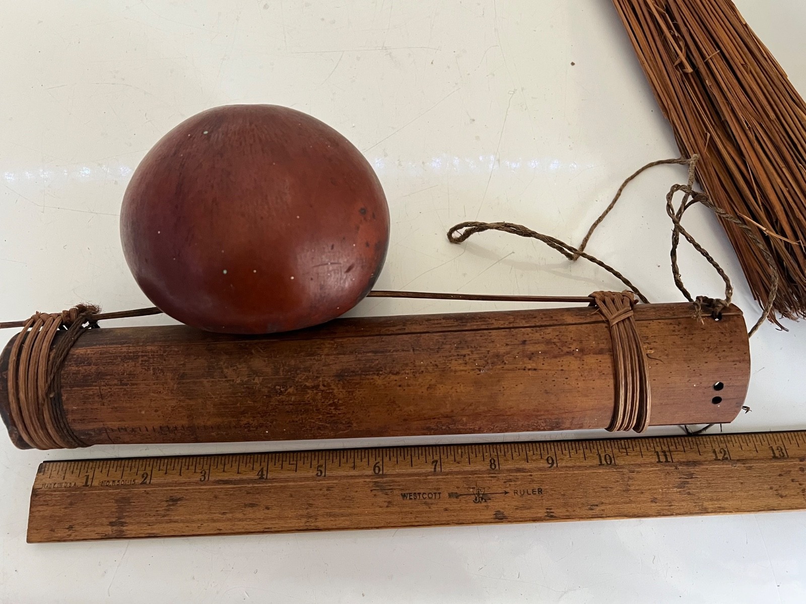 ANTIQUE AMAZON INDIAN DART CONTAINER QUIVER