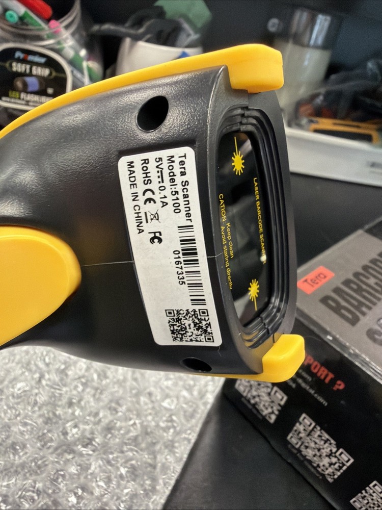 I-1. Tera 5100 Wireless 1D Laser Barcode Scanner