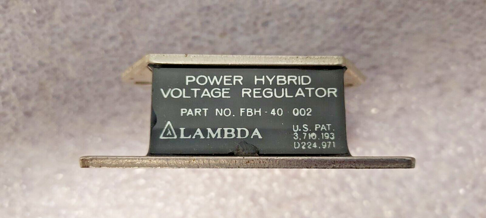 '1 PIECE' - PN# FBH-40-002, FBH-40-2, FBH40-002 - LAMBDA - VOLTAGE, REGULATOR