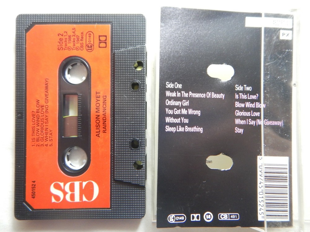 ALISON MOYET - RAINDANCING - CASSETTE