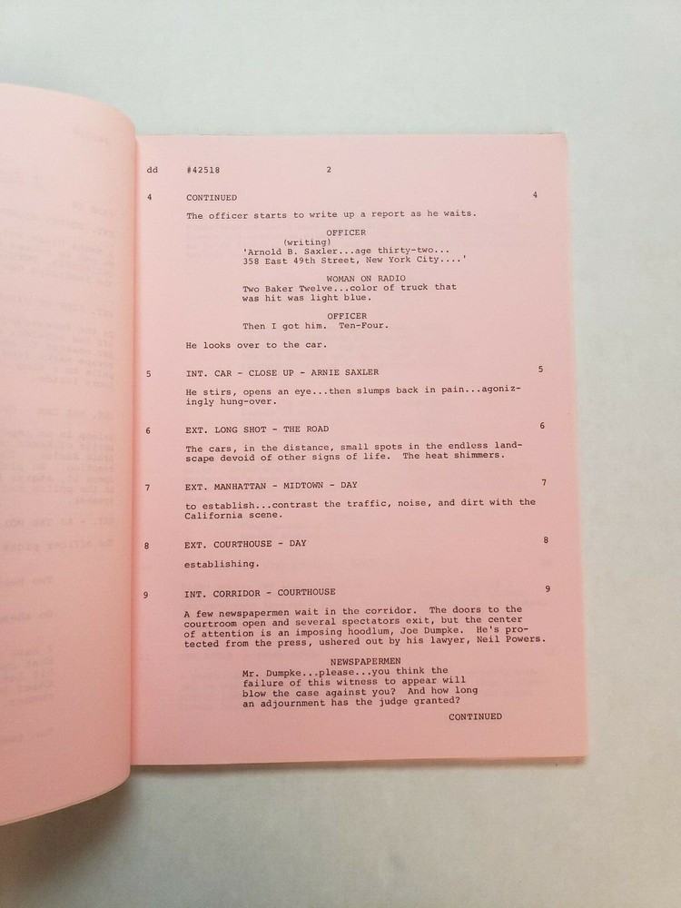 KOJAK / Brian McKay 1975 TV Show Script, Max Showalter & Judith Lowry