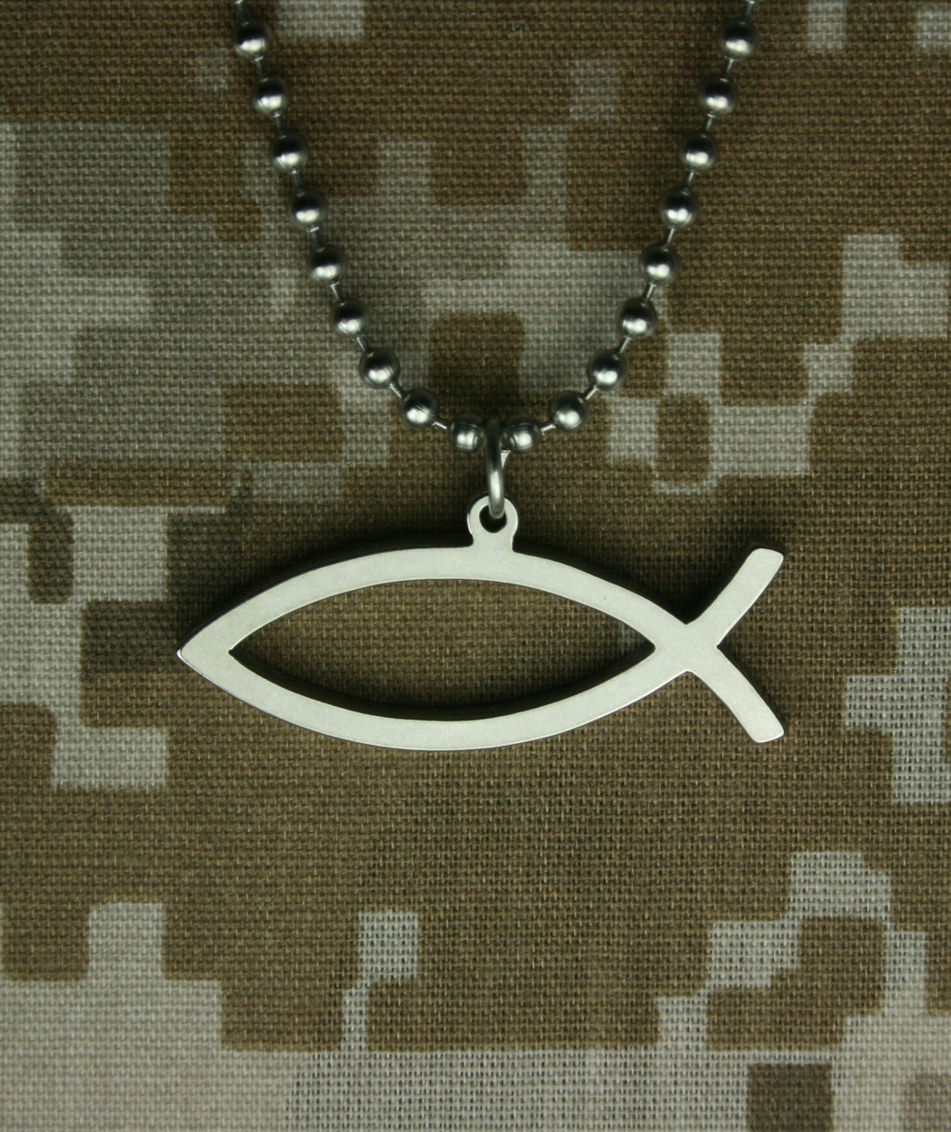 GI JEWELRY - Limited Edition, ICHTHYS Military Pendant Special Factory Over Run