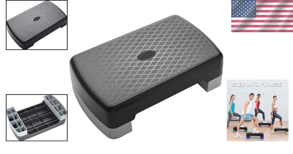 Versatile 18-Inch Aerobic Step with Adjustable Heights - Ideal for Home Workouts