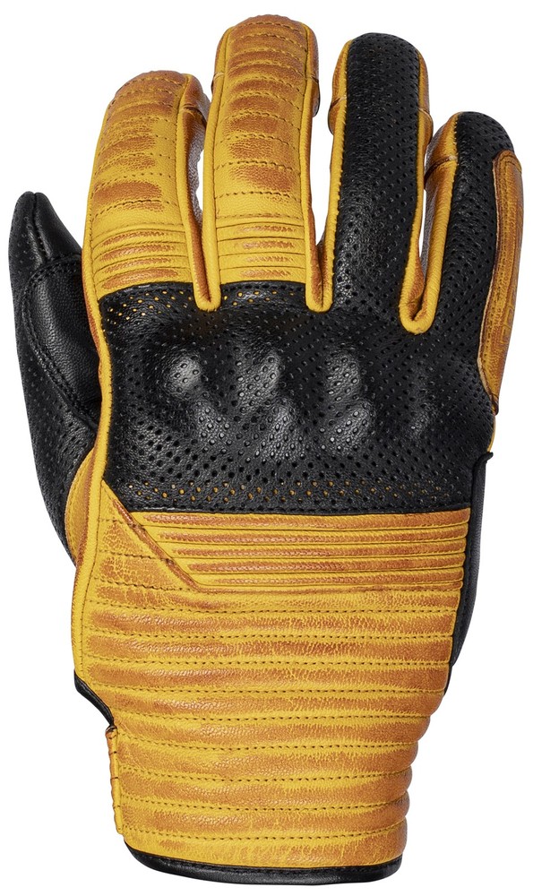 Cortech Bully Short Cuff Leather Gloves Gold/Black XXL