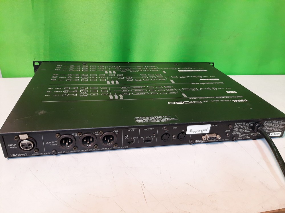Yamaha D1030 Digital Audio Delay, Parametric Equalizer, Crossover