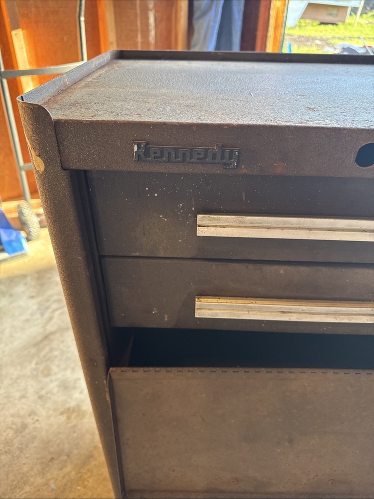 vintage Kennedy rolling tool chest