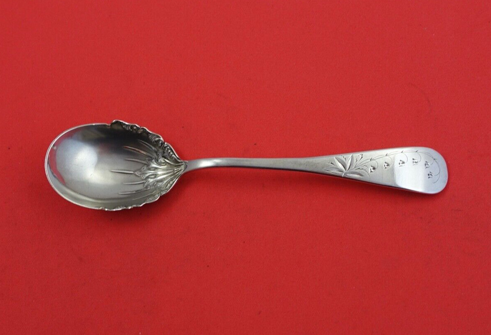 Pattern Unknown by Watson Sterling Sugar Spoon brite-cut  5 7/8"