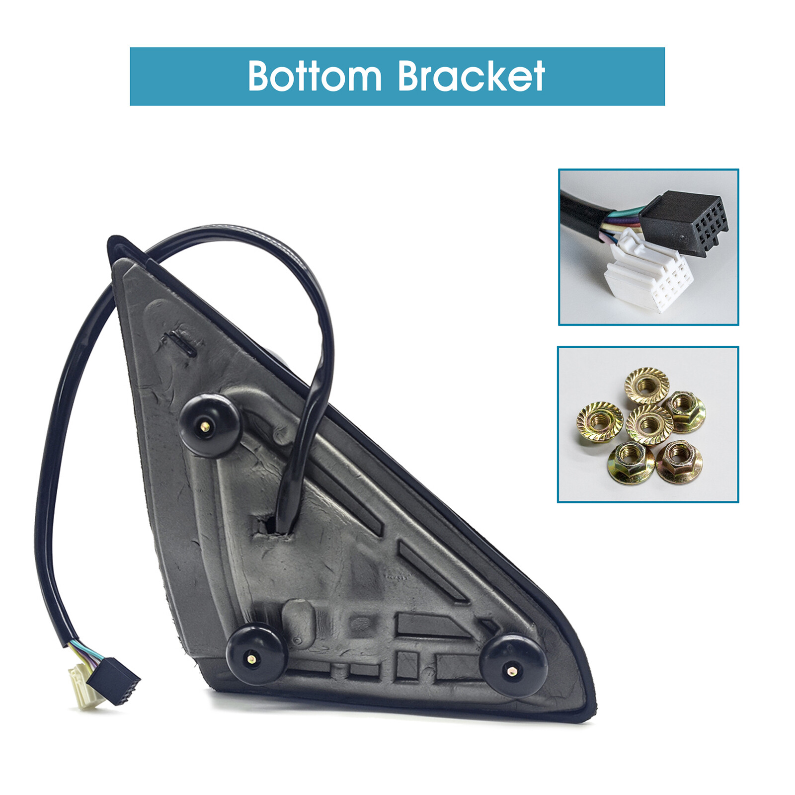 Towing Mirrors Fit 2011 2012 2013 2014 Ram 1500 2500 Power Heated Sensor Chrome