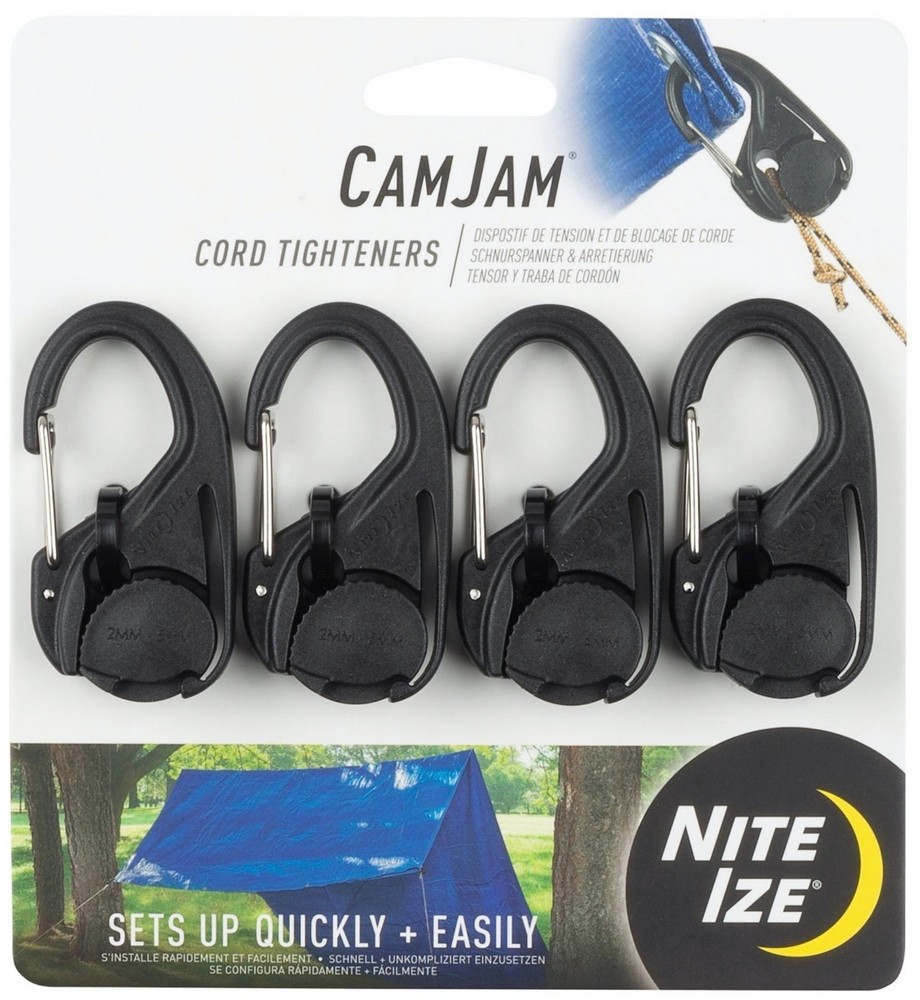 Nite Ize 4-Pack CamJam Plastic Cord Tighteners