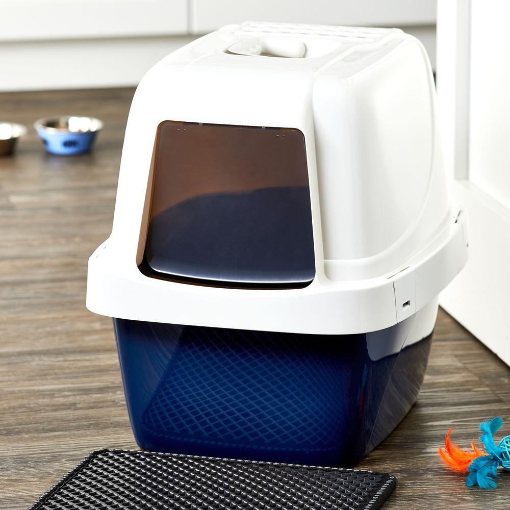 Extra Large Hooded Sifting Cat Litter Box