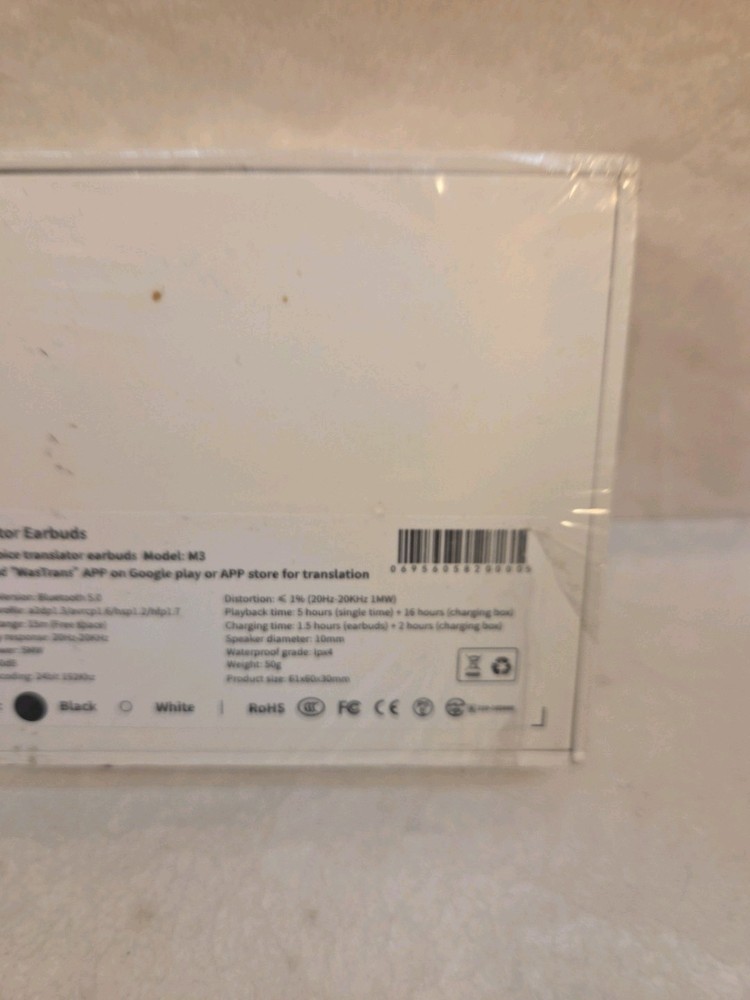 M3 Translator Earbuds Language Translator Device Sliding Design Support 144...