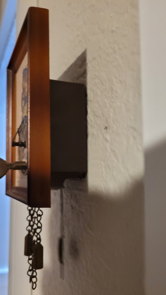Hummel Mini Pendulum Clock West Germany Box Key Pendulum Vintage Working