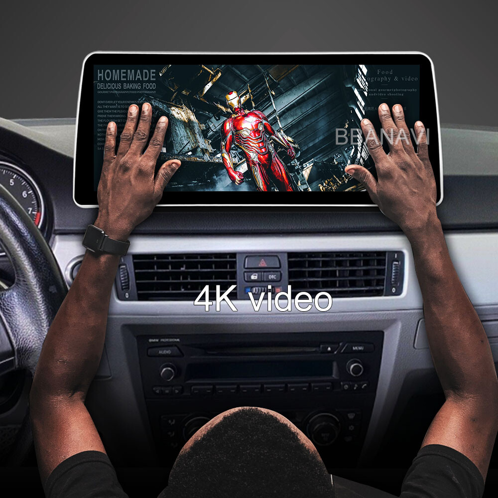 12.3in Android Screen Multimedia GPS Navigation For BMW 3 Series E90/E91 Carplay