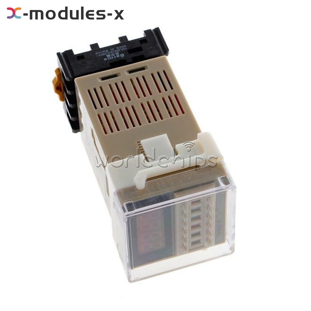 DH48S-S Digital AC 220V Precision Programmable Time Delay Relay + Socket Base
