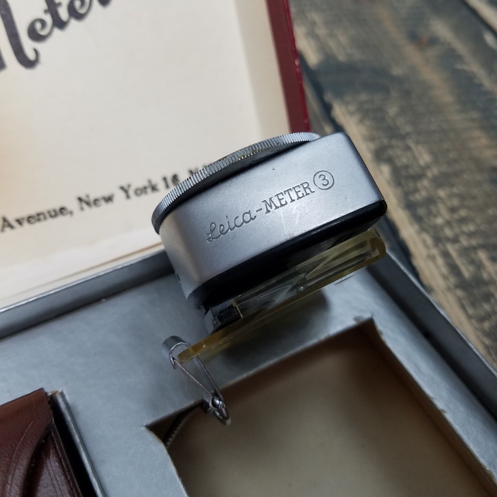Leica Meter 2 Exposure Meter in Meter 3 BOX Made Germany **READ INFO**