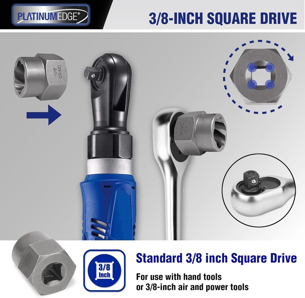Comprehensive 13-Piece Impact Extractor Set with Heavy-Duty Storage Case