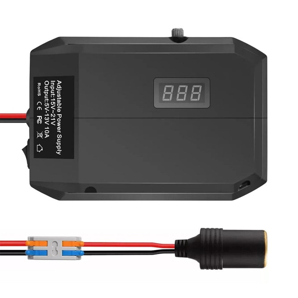 Adjustable Voltage Step Down Converter 18V to 5V-13V for Ozito Einhell Battery