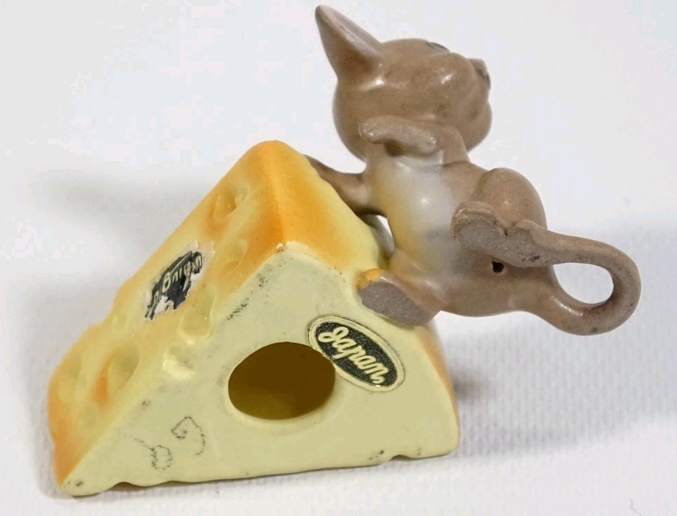 Made In Japan Mouse & Cheese Figure
