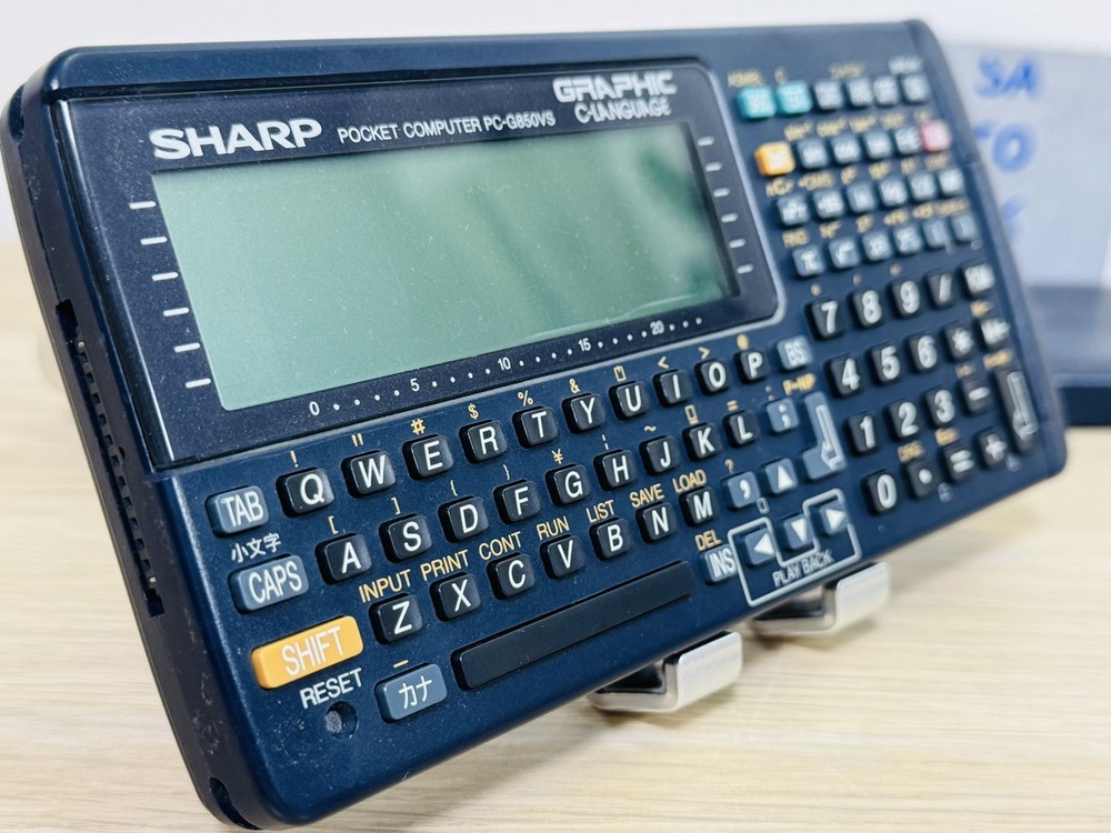 SHARP PC-G850VS Pocket Computer BASIC Tested Working See Description