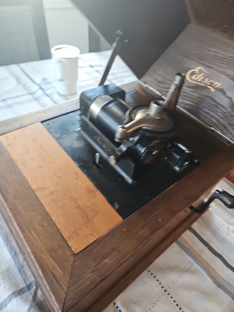 Antique Edison Model X Cylinder Phonograph
