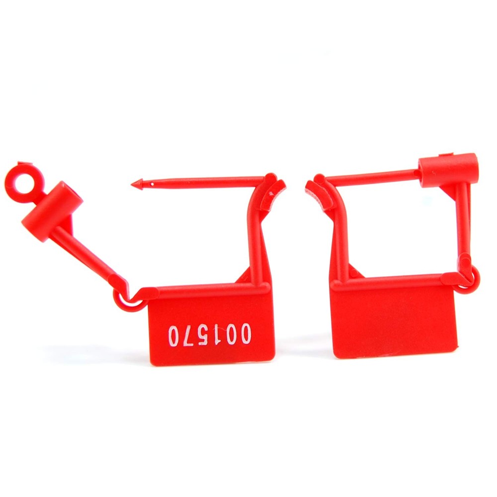 LeadSeals Plastic Security Padlock Seals Numbered Tamper Proof Disposable Sel...