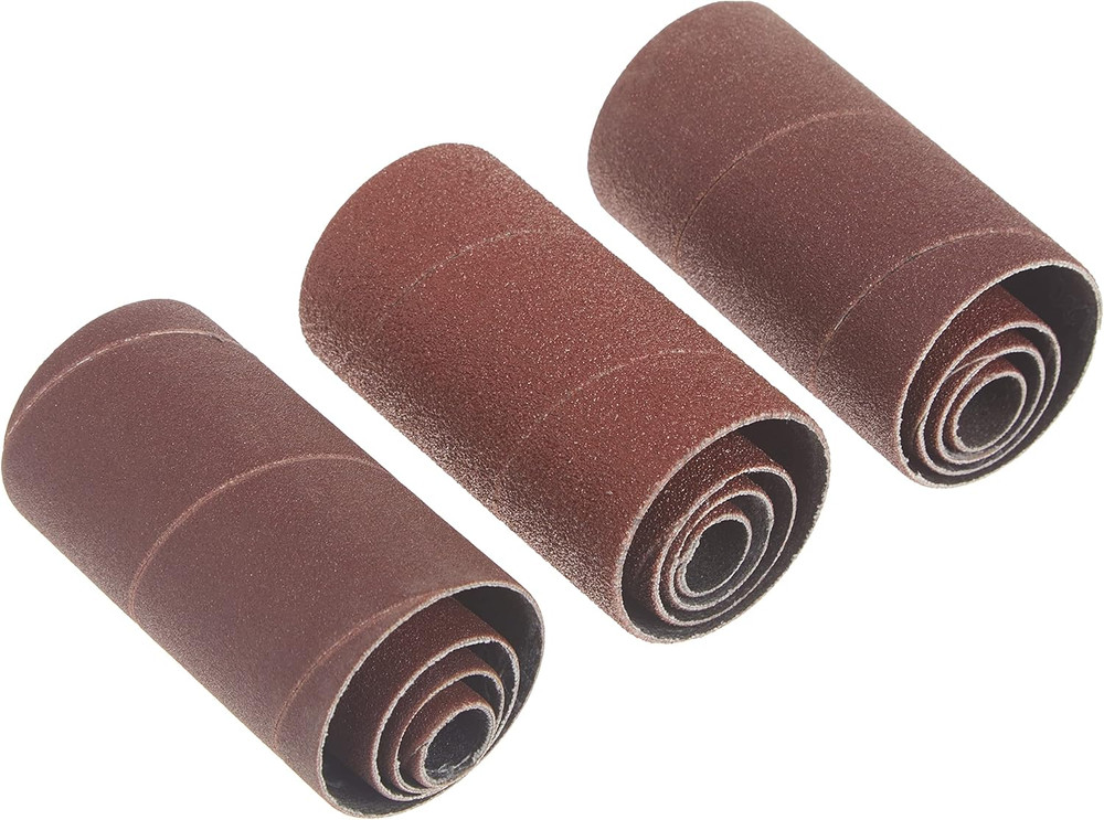 5932SPC Spindle Sanding Sleeves, Assorted Sandpaper Grits, 12 Pack
