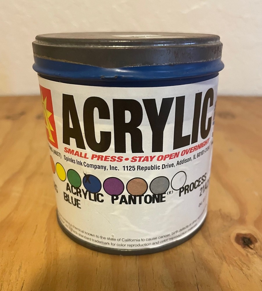 ACRYLIC Spinks Ink - 1 Lb.Pantone Process Blue