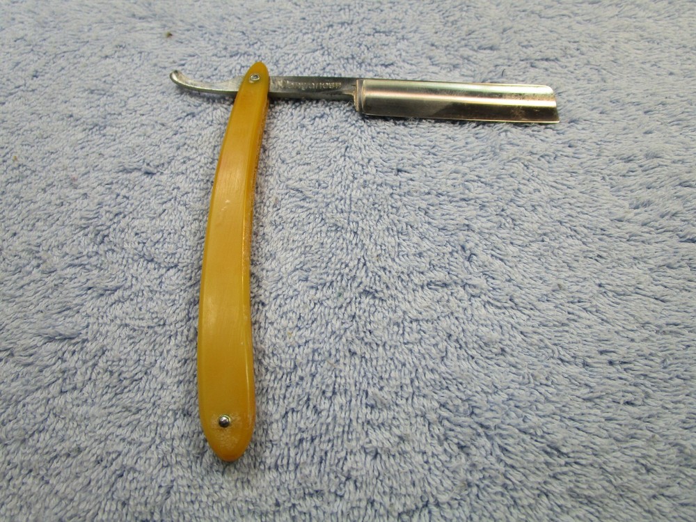 Manganes Cold Beetle Straight Razor & Box 160-6F