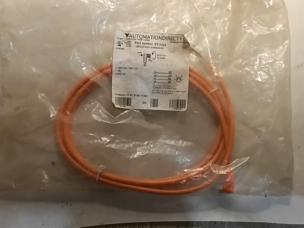 AUTOMATION DIRECT EVT424 Connector with Cable (L6B)
