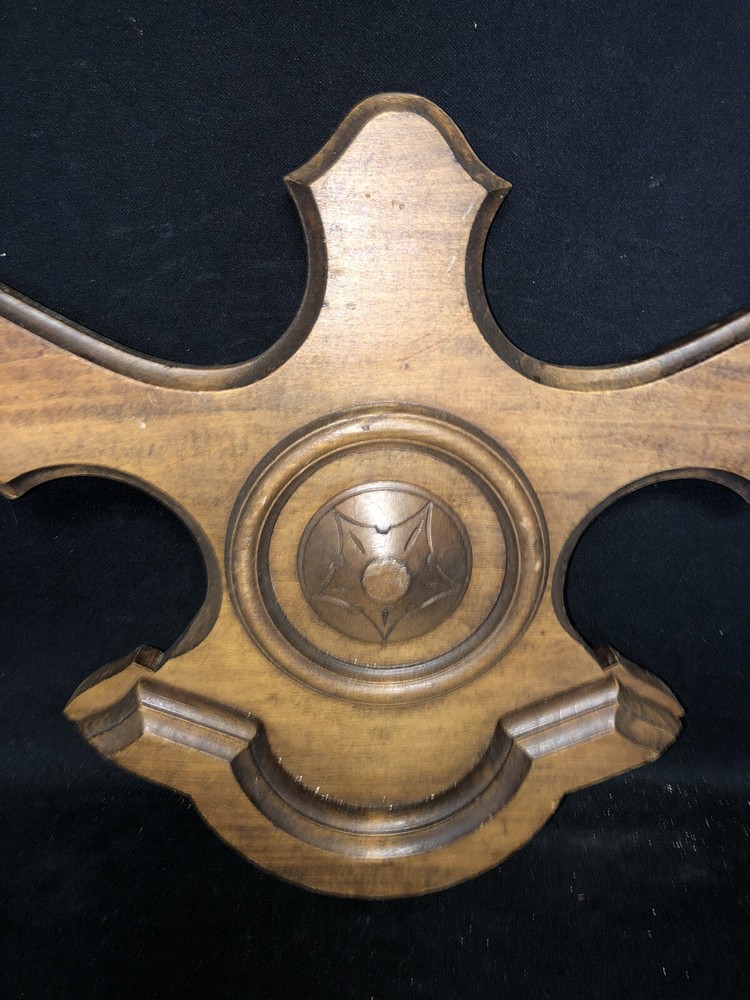 22 3/8” Carved Wood Pediment