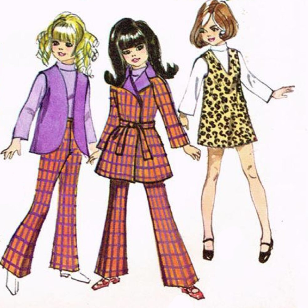 17-1/2" Crissy Grow-Hair Doll Clothes Pattern