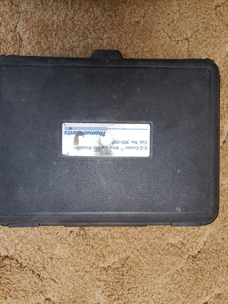 THOMAS BETTS WD-26P E-Z-CODER WIRE MARKER PRINTER