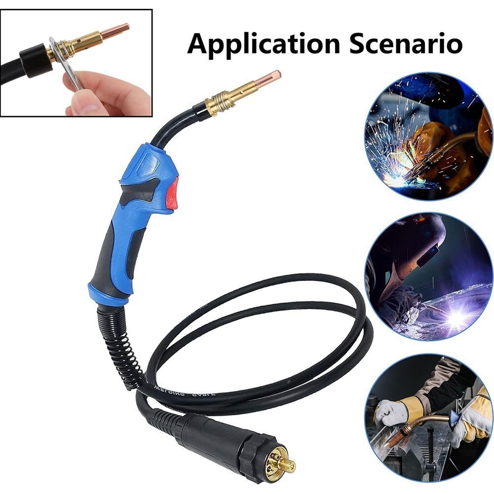 8PCS for MIG Welder Accessory Kit For 15AK with M6 Gas Diffuser and Tips
